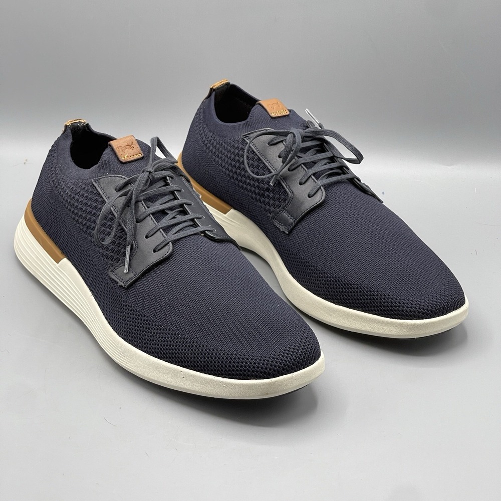 Wolf and Shepherd Men's 11 Shoes Swifknit Derby Crossover Navy Blue Oxford READ